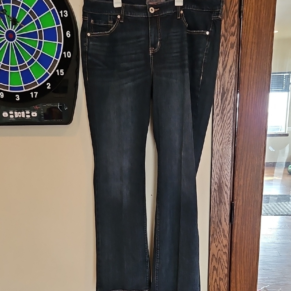 Torrid Blue Straight Leg Jeans Classic Denim